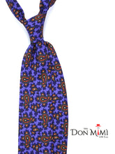 BEA 3 Fold Purple Tie in Madder Silk